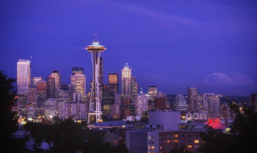 Skyline of downtown Seattle