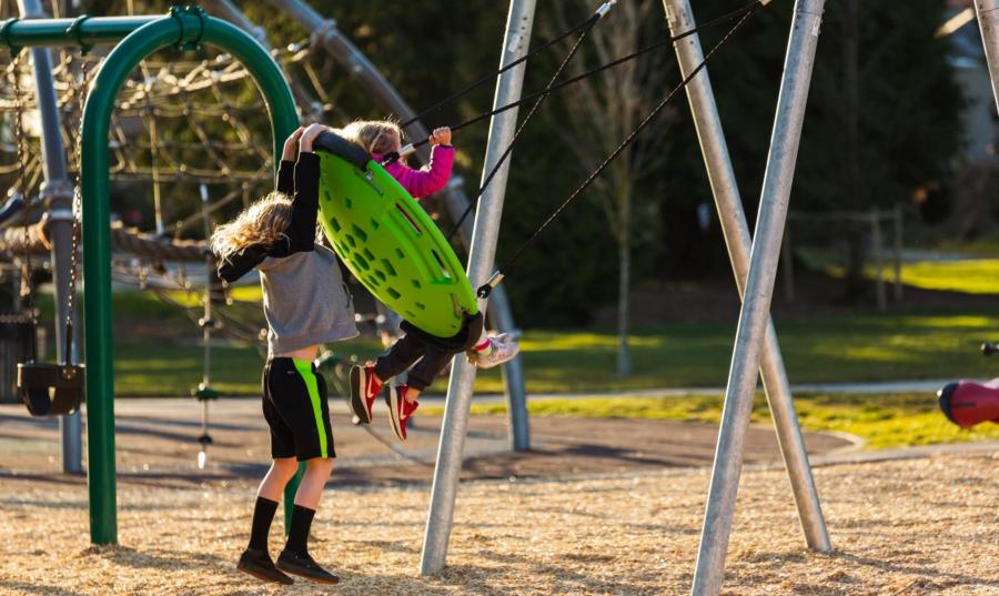 Children playing at Holland Park